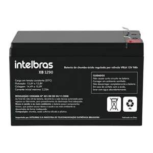 Bateria VRLA 12 V 9,0 Ah - Intelbras XB 1290